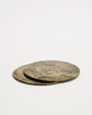 Irrawaddy Brass Coasters | A Pair