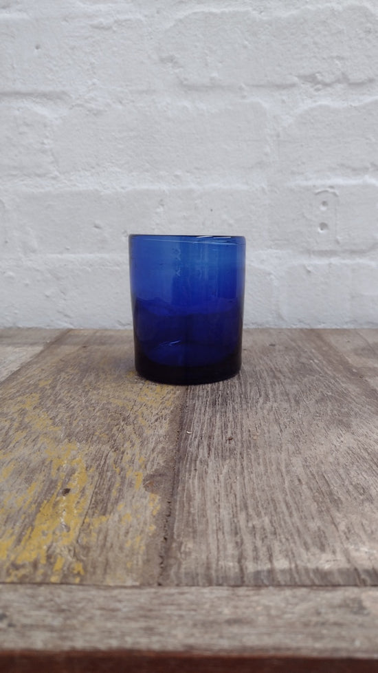 Wonky | Zomi Tumbler Glass | Blue | Set of 1