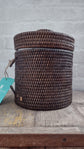 Wonky | Strand Rattan Ice Bucket | Brown