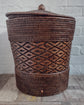 Wonky | Inya Rattan Laundry Bin | Round