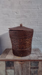 Wonky | Inya Rattan Laundry Bin | Round