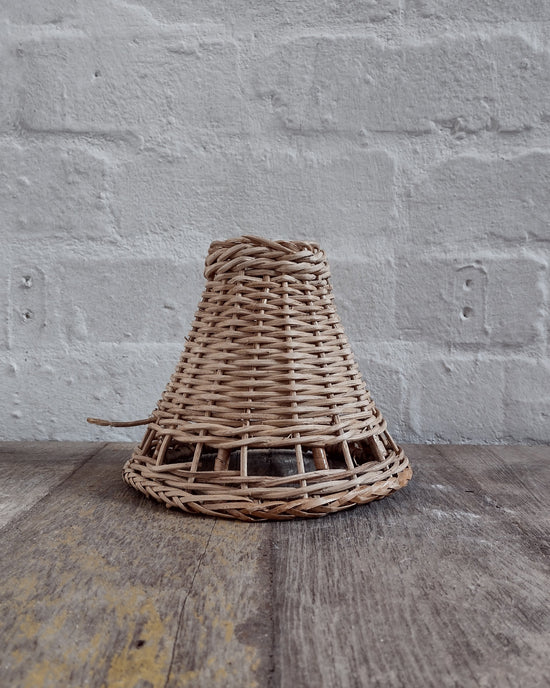 Wonky Sunbird Small Rattan Lampshade | Natural | Pendant Fitting