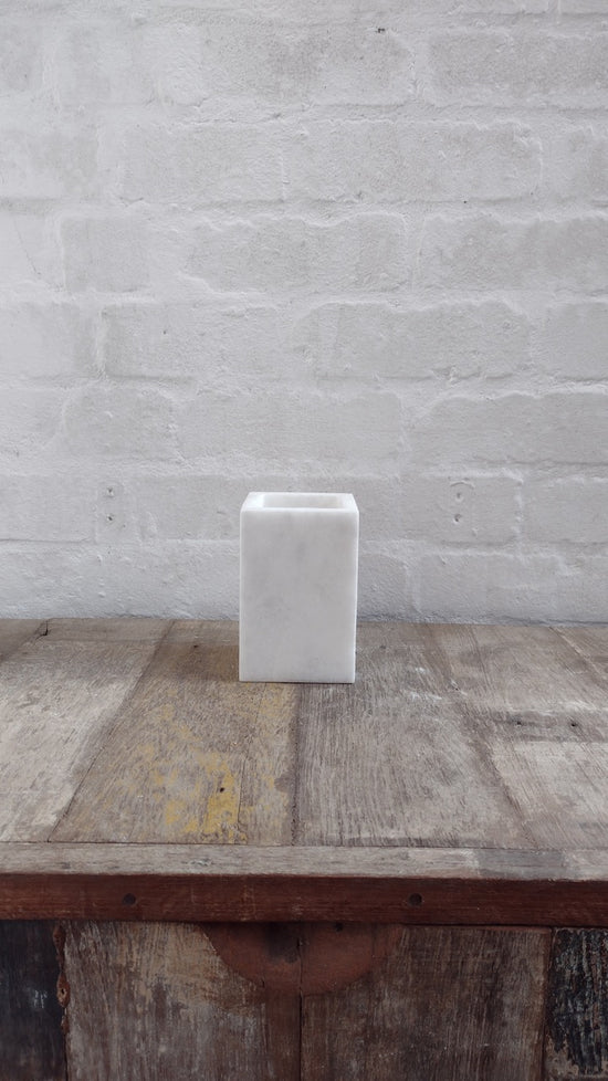 Wonky | Marble Toothbrush Cup