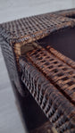 Wonky | Katha Rattan Side Table |  Brown