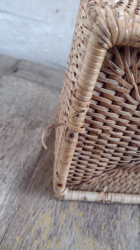 Wonky Savoy Rattan Basket | Natural