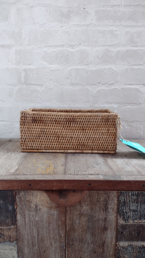 Wonky Savoy Rattan Basket | Natural