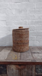 Wonky Strand Rattan Bathroom Bin | Natural