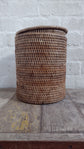 Wonky Strand Rattan Bathroom Bin | Natural