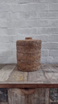 Wonky Strand Rattan Bathroom Bin | Natural