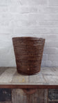 Wonky Dawei Waste Paper Basket | Brown