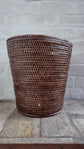 Wonky Dawei Waste Paper Basket | Brown