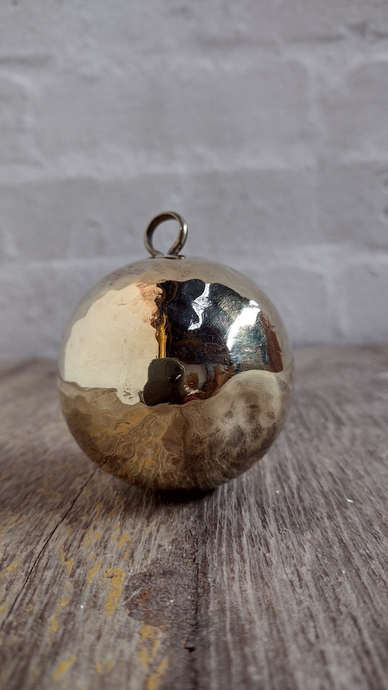 Wonky | Christmas | Handmade Brass Bauble