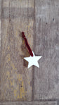 Wonky Christmas | Hanging Marble Star Decoration