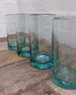 Wonky Zomi High Ball Glasses | Clear | Set of 4