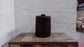 Wonky Strand Rattan Bathroom Bin | Brown