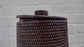 Wonky Strand Rattan Bathroom Bin | Brown