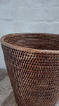 Wonky Dawei Waste Paper Basket | Brown