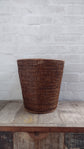 Wonky Dawei Waste Paper Basket | Brown