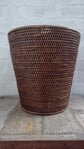 Wonky Dawei Waste Paper Basket | Brown