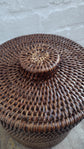 Wonky Sale | Strand Rattan Ice Bucket | Brown