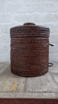 Wonky Sale | Strand Rattan Ice Bucket | Brown