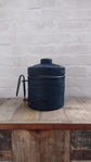 Wonky Sale | Strand Rattan Ice Bucket | Mid Blue