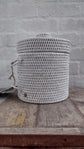 Wonky Sale | Strand Rattan Ice Bucket | White