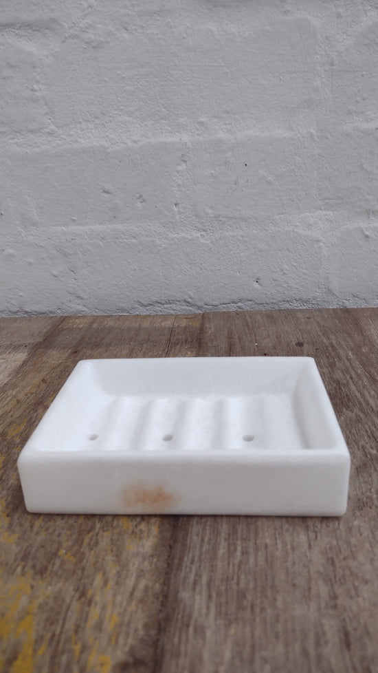 Wonky Marble Soap Dish