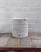 Wonky Rangoon Waste Paper Basket | White