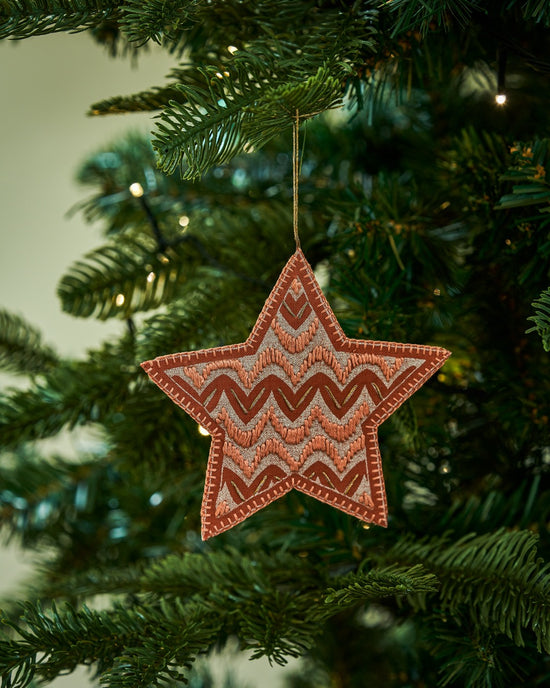 Christmas | Handmade Fabric Star Decoration