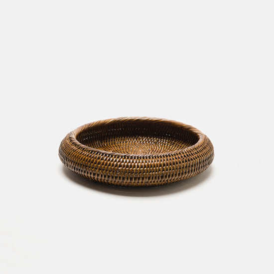 End of Line | Inya Rattan Bowl | Small Brown