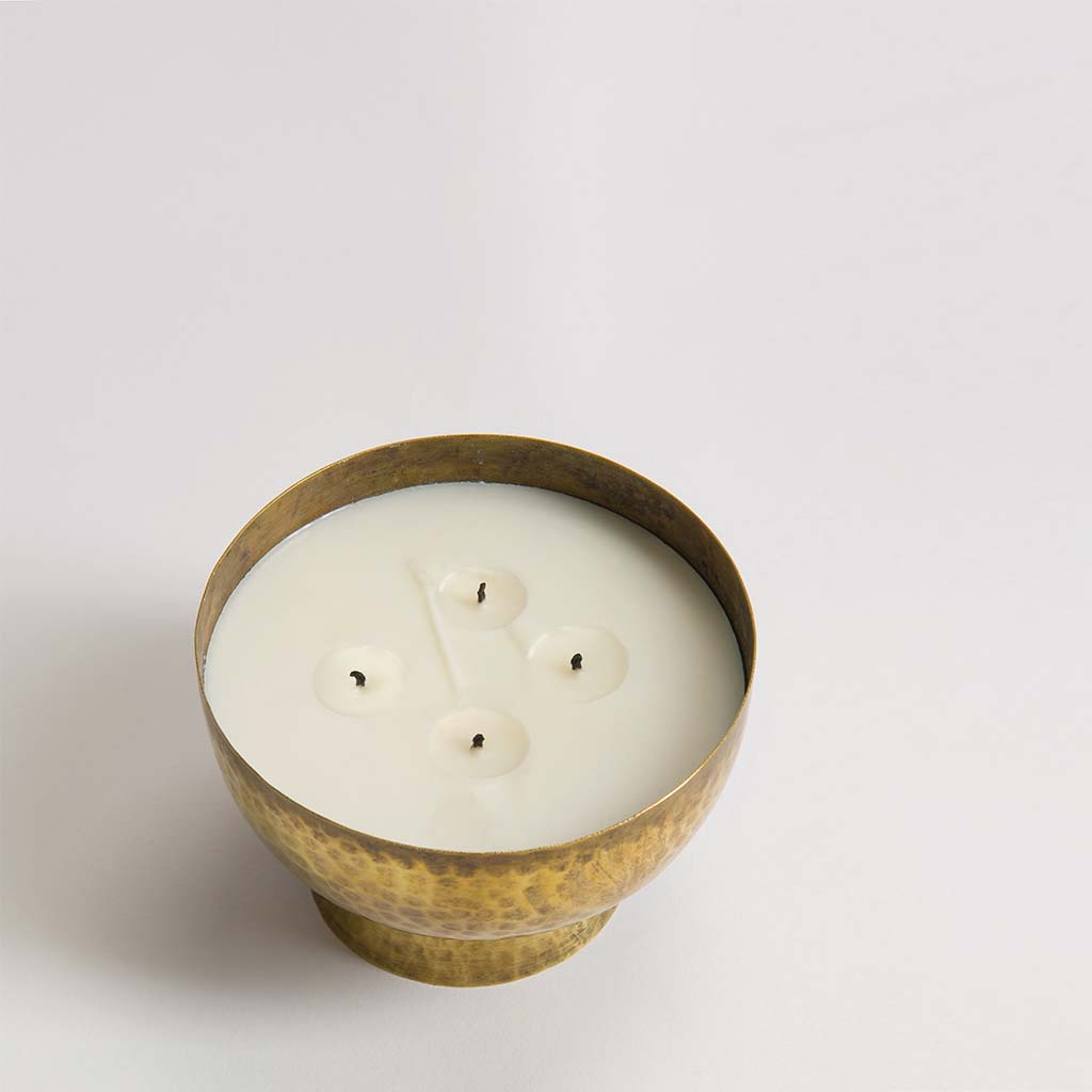 Irrawaddy Brass Candle Bowl