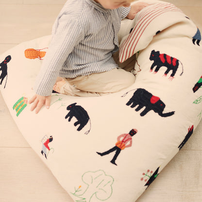 Kids Naga Bean Bag - Blue Accents