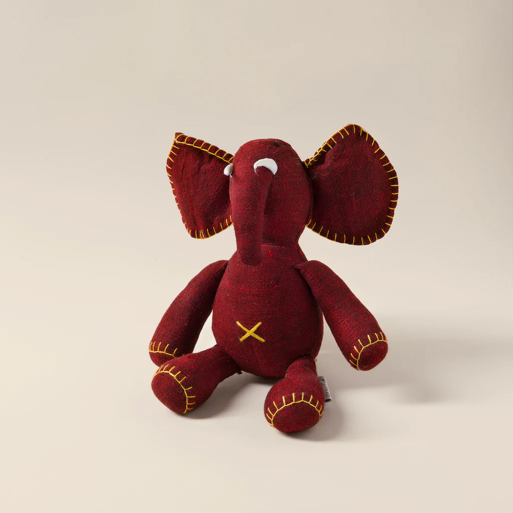 Red elephant deals stuffed animal