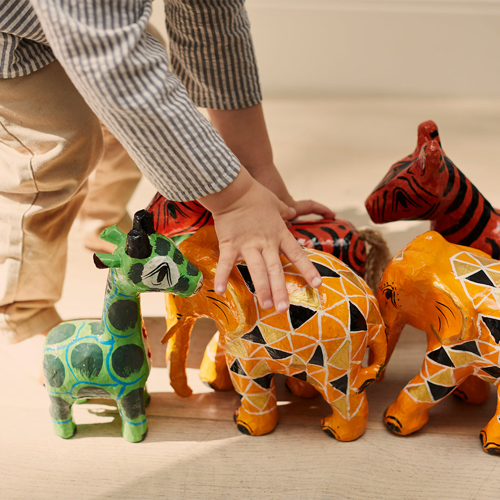 Trio of Painted Animals