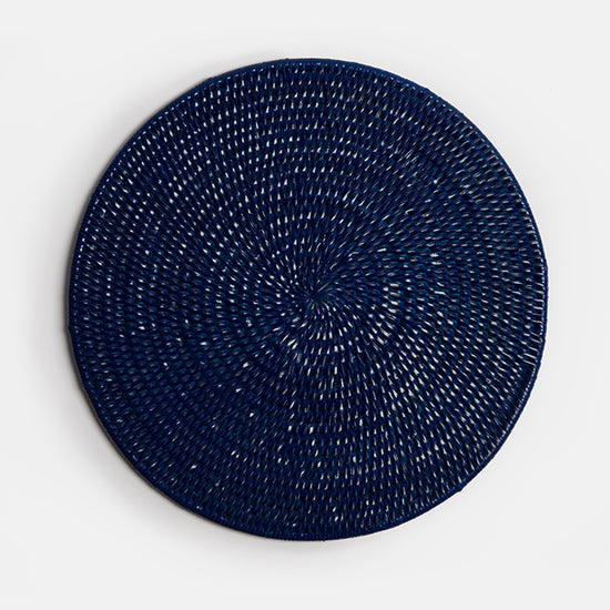 End of Line | Latha Charger Plate | Dark Blue
