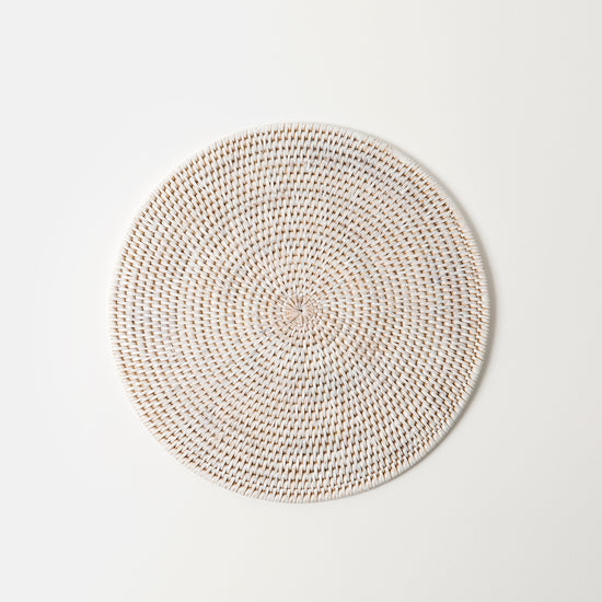 End of Line | Latha Charger Plate | White